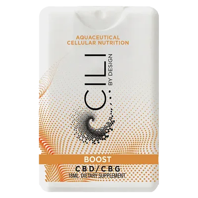 CILI Boost Quickshot: spray bucal nanoenergético con aroma a naranja para mejorar la concentración y el rendimiento deportivo.